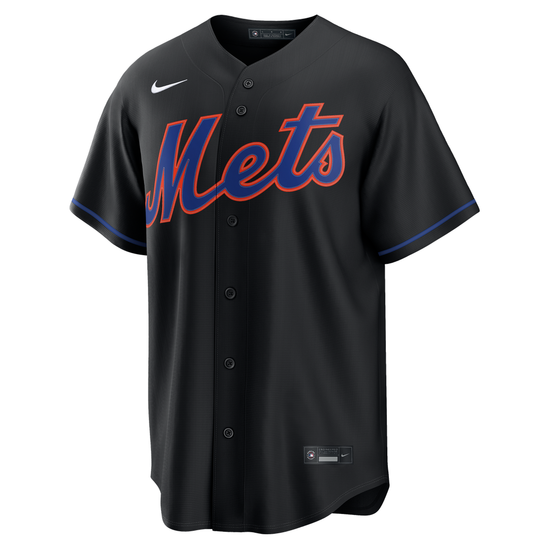 New York Mets Juan Soto Black Alternate Replica Baseball Jersey | MLB Baseball Jersey
