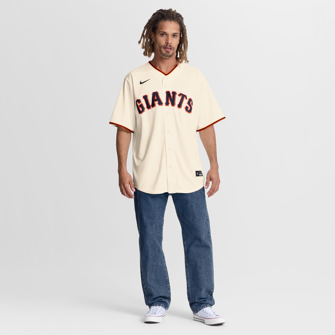 San Francisco Giants Rafael Devers Cream Home Replica Baseball Jersey | MLB Baseball Jersey