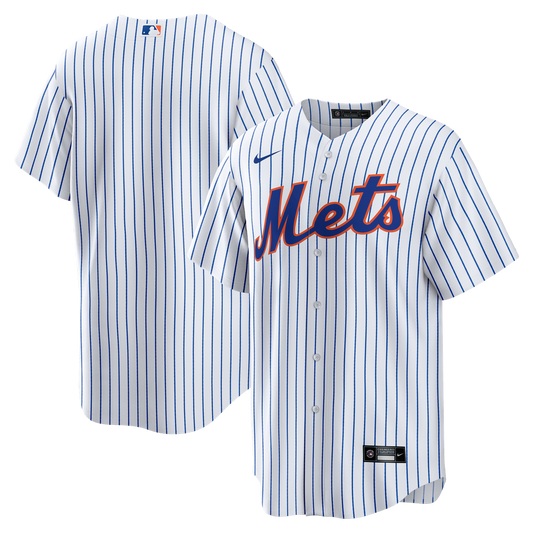 New York Mets White Home Big & Tall Replica Baseball Jersey