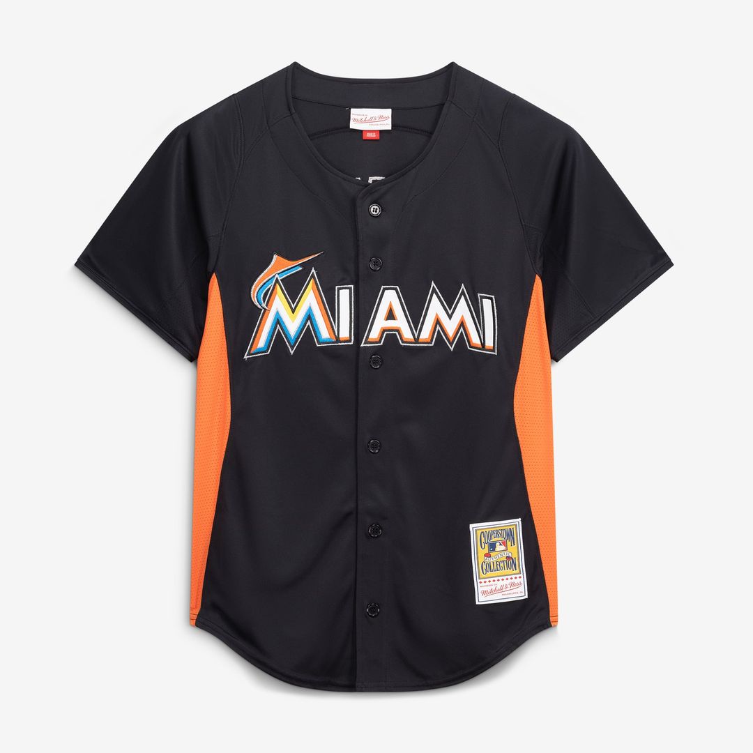 Miami Marlins Jose Fernandez Black Authentic Batting Practice Baseball Jersey | MLB Baseball Jersey