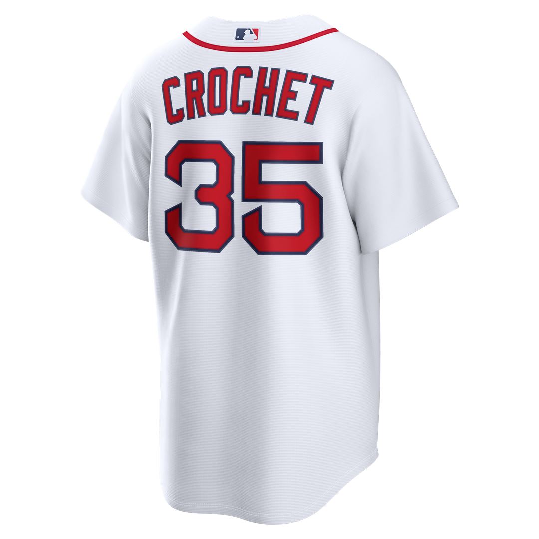 Boston Red Sox Garrett Crochet White Home Replica Baseball Jersey | MLB Baseball Jersey
