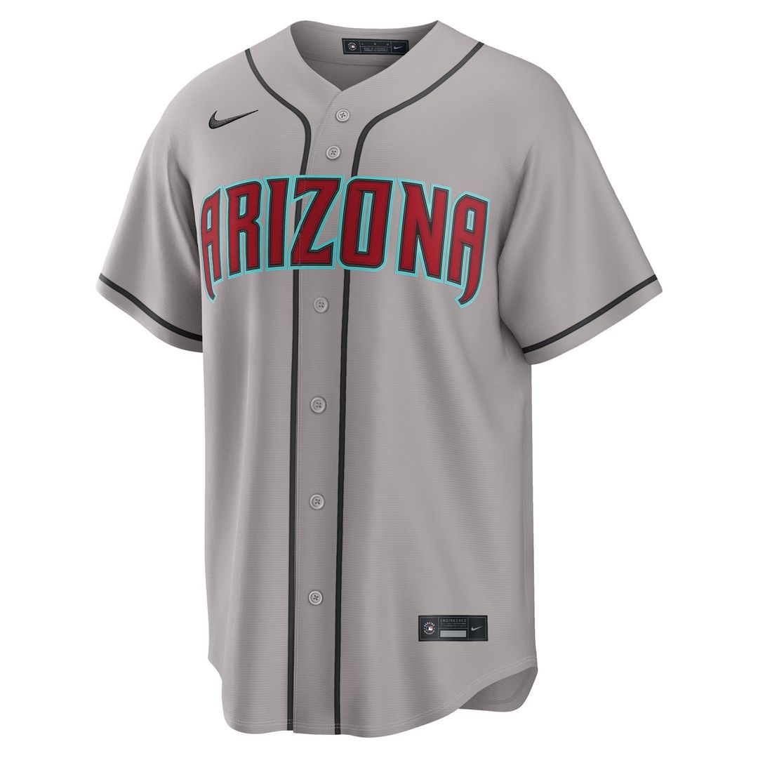 Arizona Diamondbacks Corbin Carroll Gray Road Replica Baseball Jersey | MLB Baseball Jersey