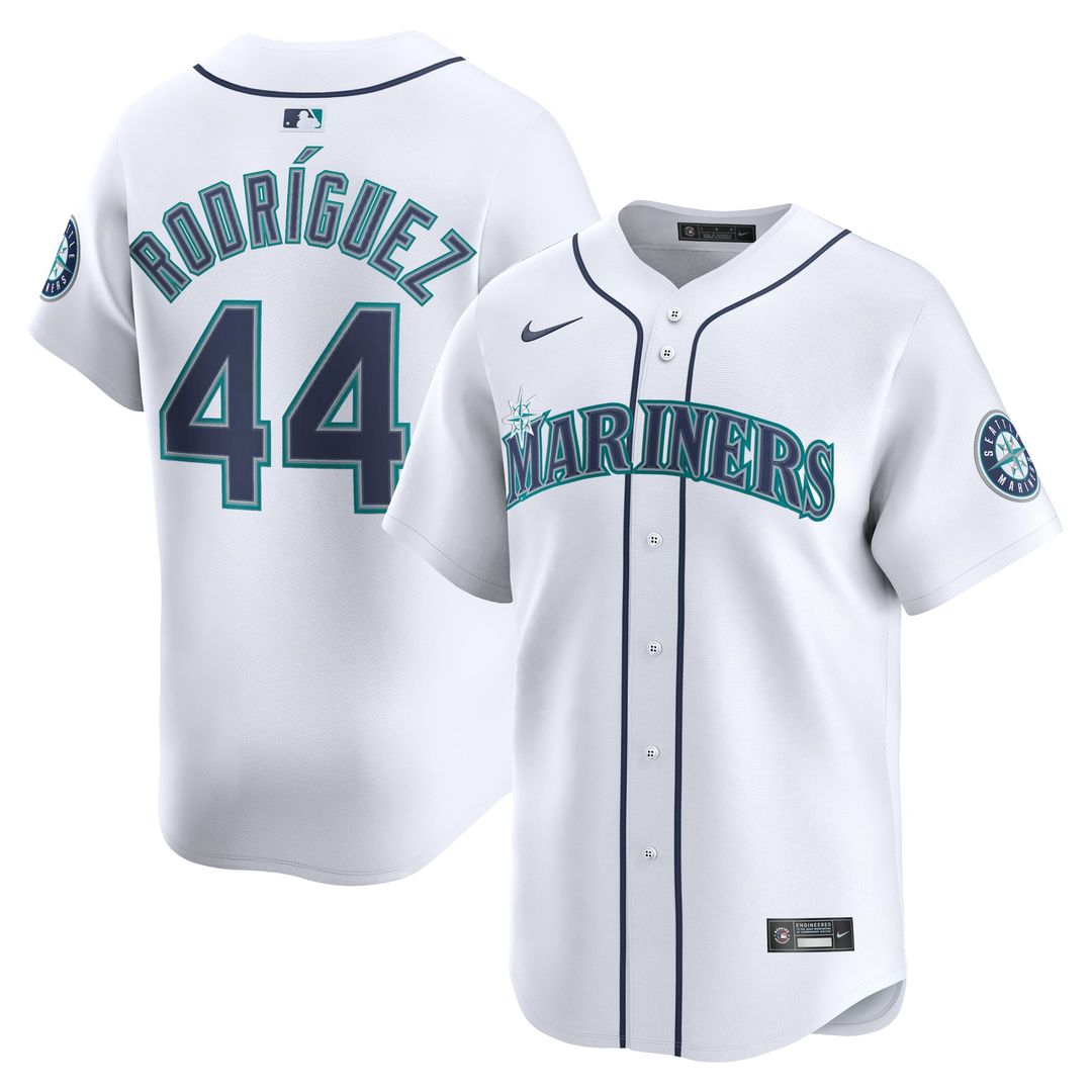 Seattle Mariners Julio Rodríguez White Home Limited Baseball Jersey