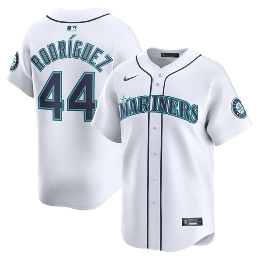 Seattle Mariners Julio Rodríguez White Home Limited Baseball Jersey