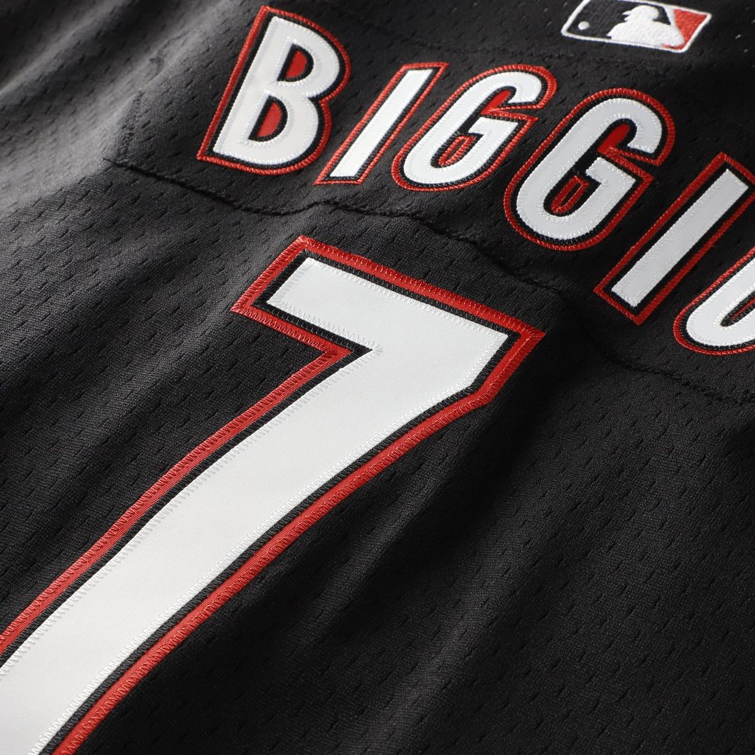 Houston Astros Craig Biggio Black Authentic Batting Practice Baseball Jersey | MLB Baseball Jersey
