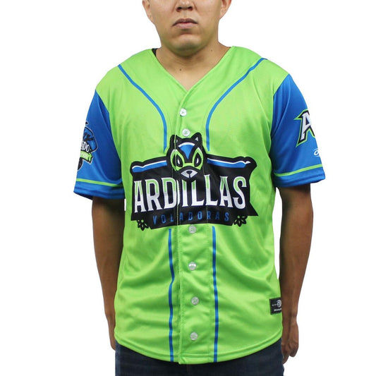 Richmond Flying Squirrels Green/Blue Copa Replica Baseball Jersey