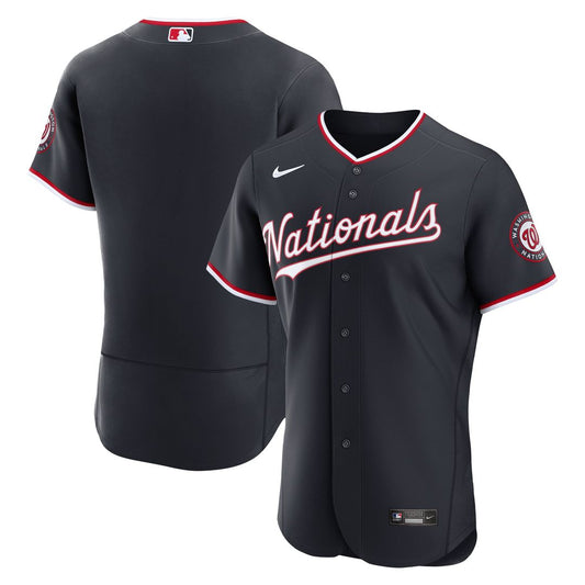 Washington Nationals Navy Alternate Authentic Baseball Jersey