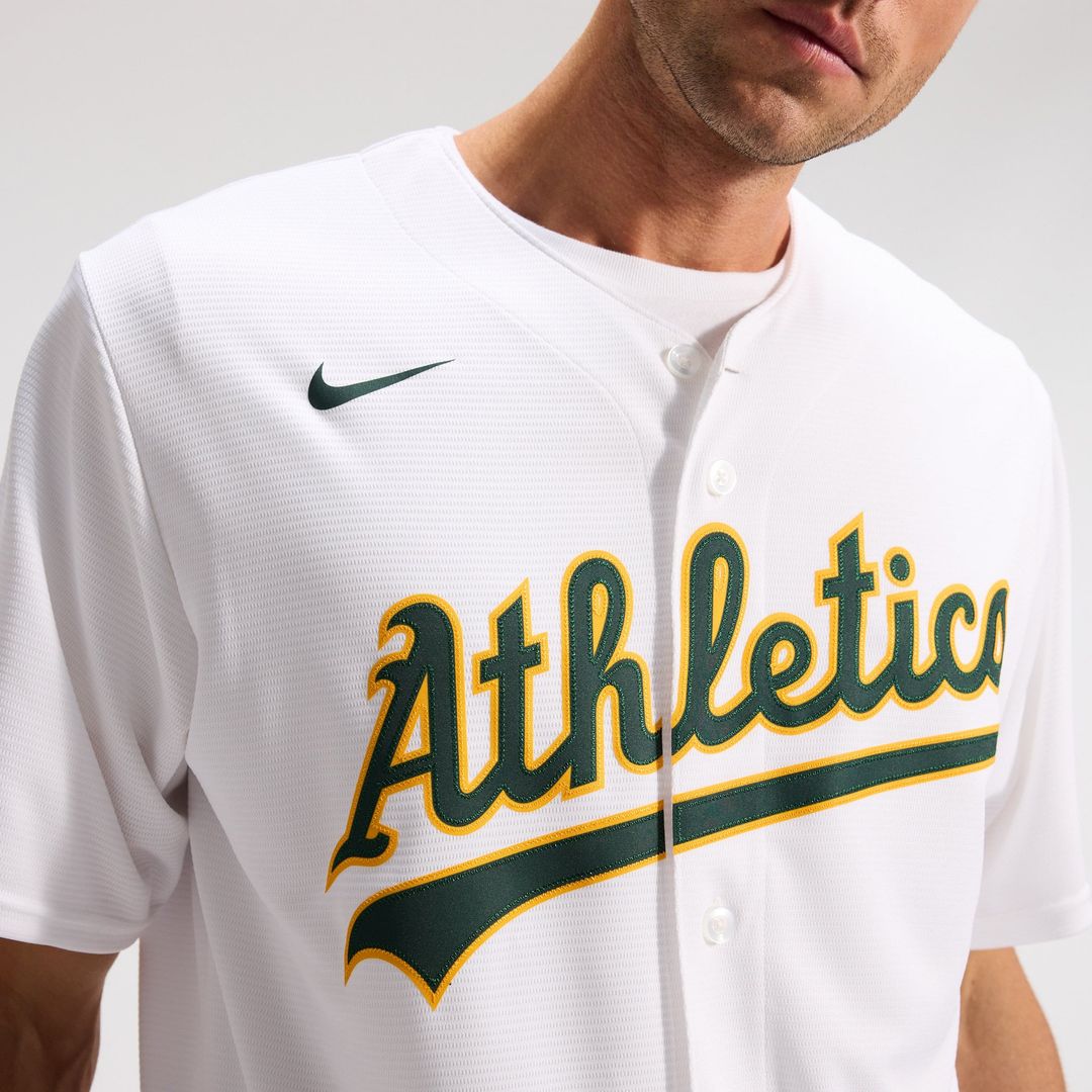Athletics White Home Replica Team Baseball Jersey | MLB Baseball Jersey