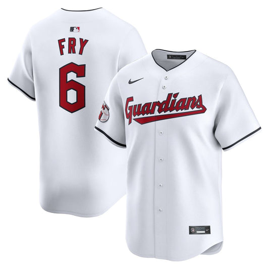 Cleveland Guardians David Fry White Home Limited Baseball Jersey