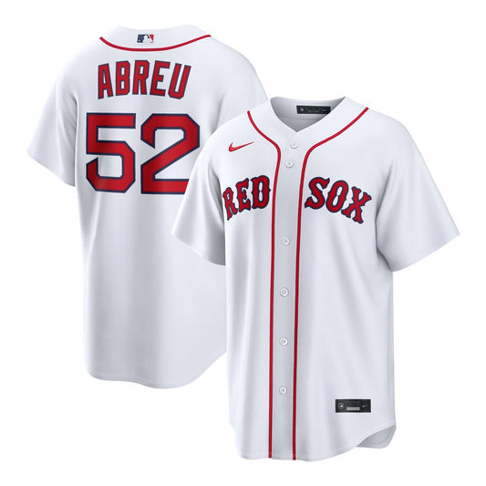 Boston Red Sox Wilyer Abreu White Home Replica Baseball Jersey