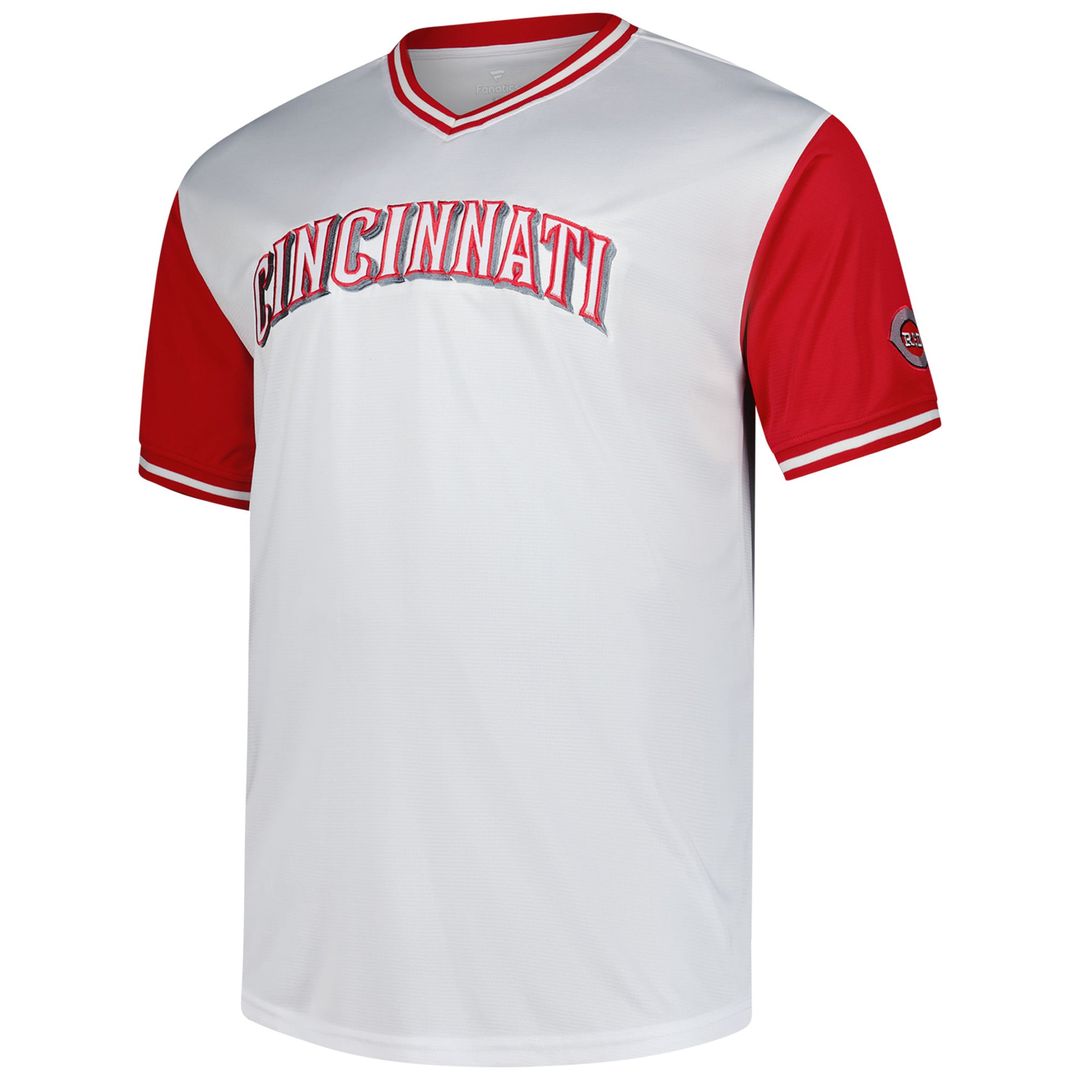 Cincinnati Reds Elly De La Cruz Profile White Big & Tall Name & Number Baseball Jersey | MLB Baseball Jersey