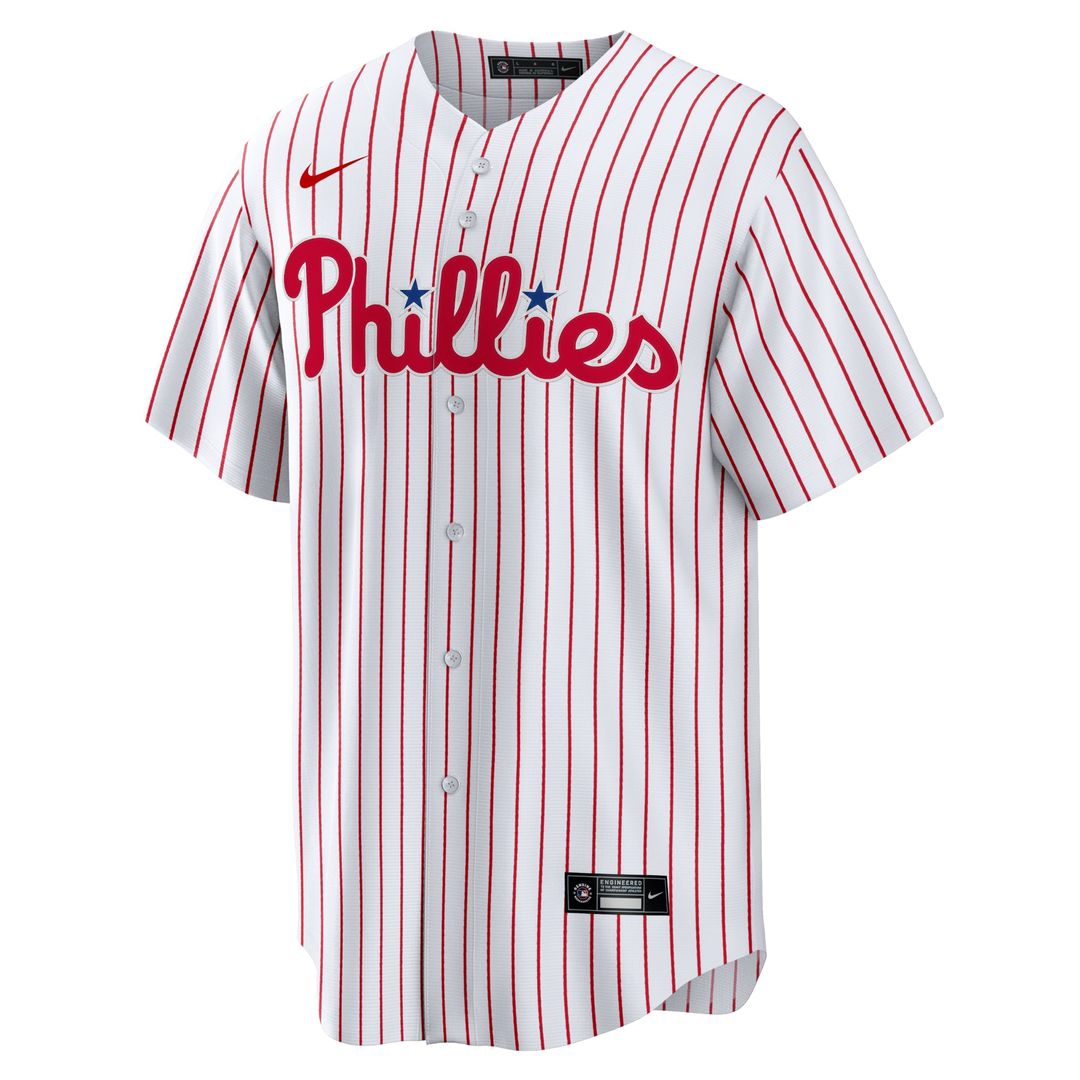 Philadelphia Phillies JT Realmuto White Home Replica Player Name Baseball Jersey | MLB Baseball Jersey