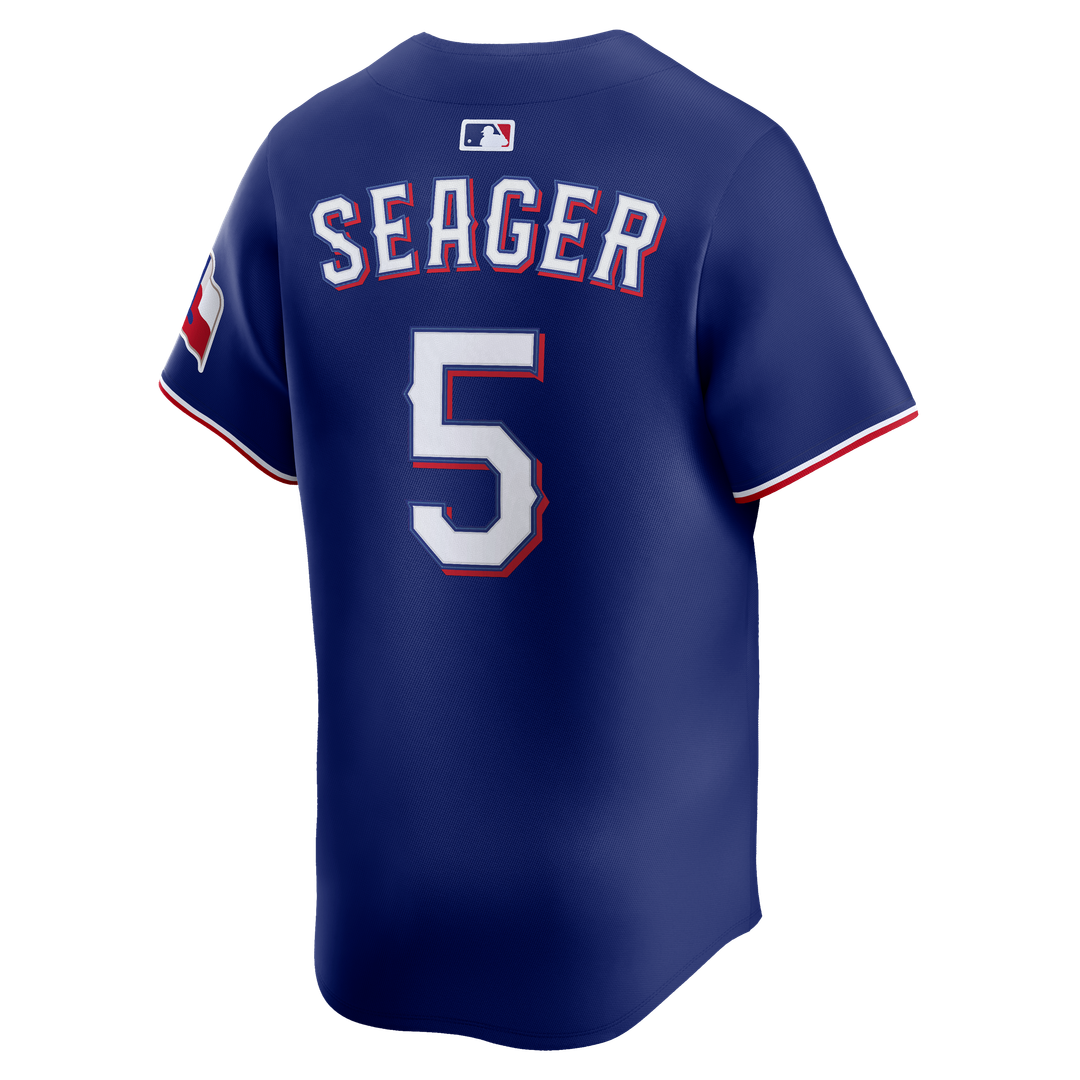 Texas Rangers Corey Seager Royal Alternate 2 Limited Baseball Jersey | MLB Baseball Jersey
