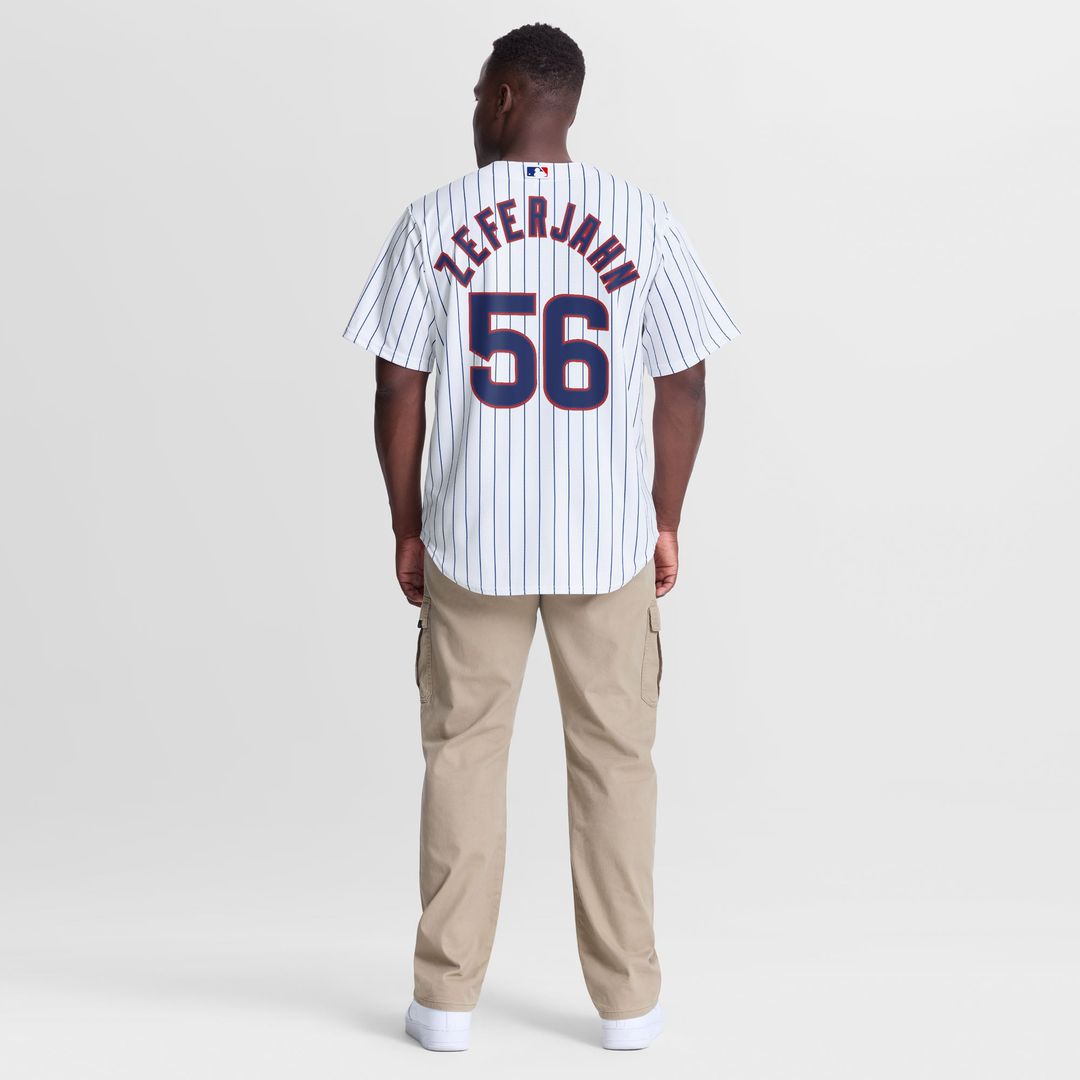 Chicago Cubs Ryan Zeferjahn White Home Replica Baseball Jersey | MLB Baseball Jersey