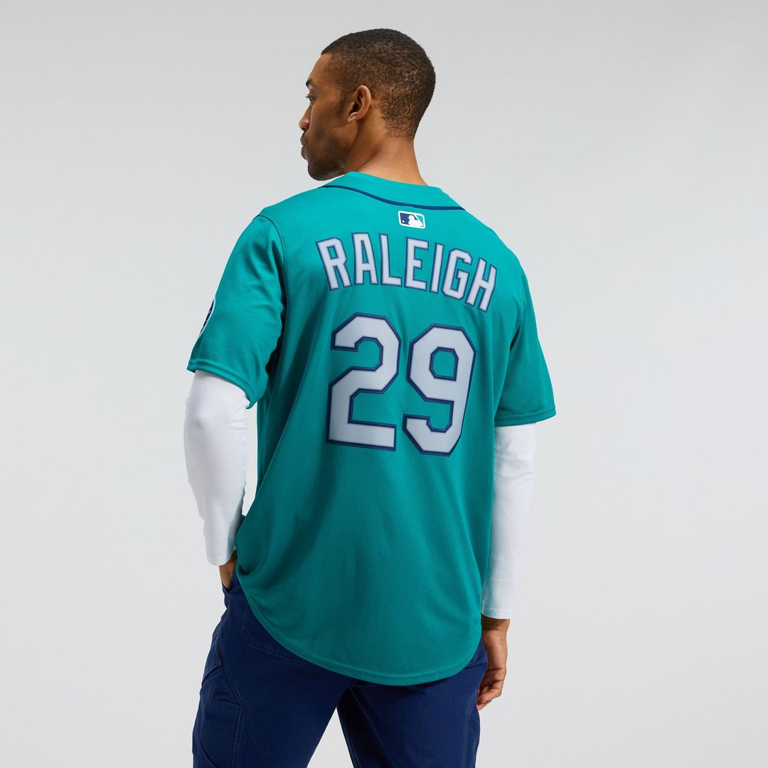 Seattle Mariners Cal Raleigh Teal Alternate Limited Baseball Jersey | MLB Baseball Jersey
