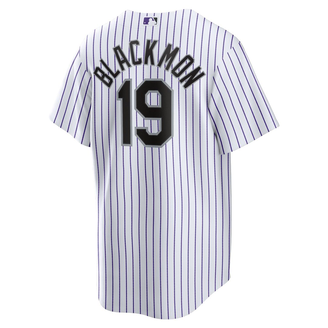 Colorado Rockies Charlie Blackmon White Home Replica Player Name Baseball Jersey | MLB Baseball Jersey