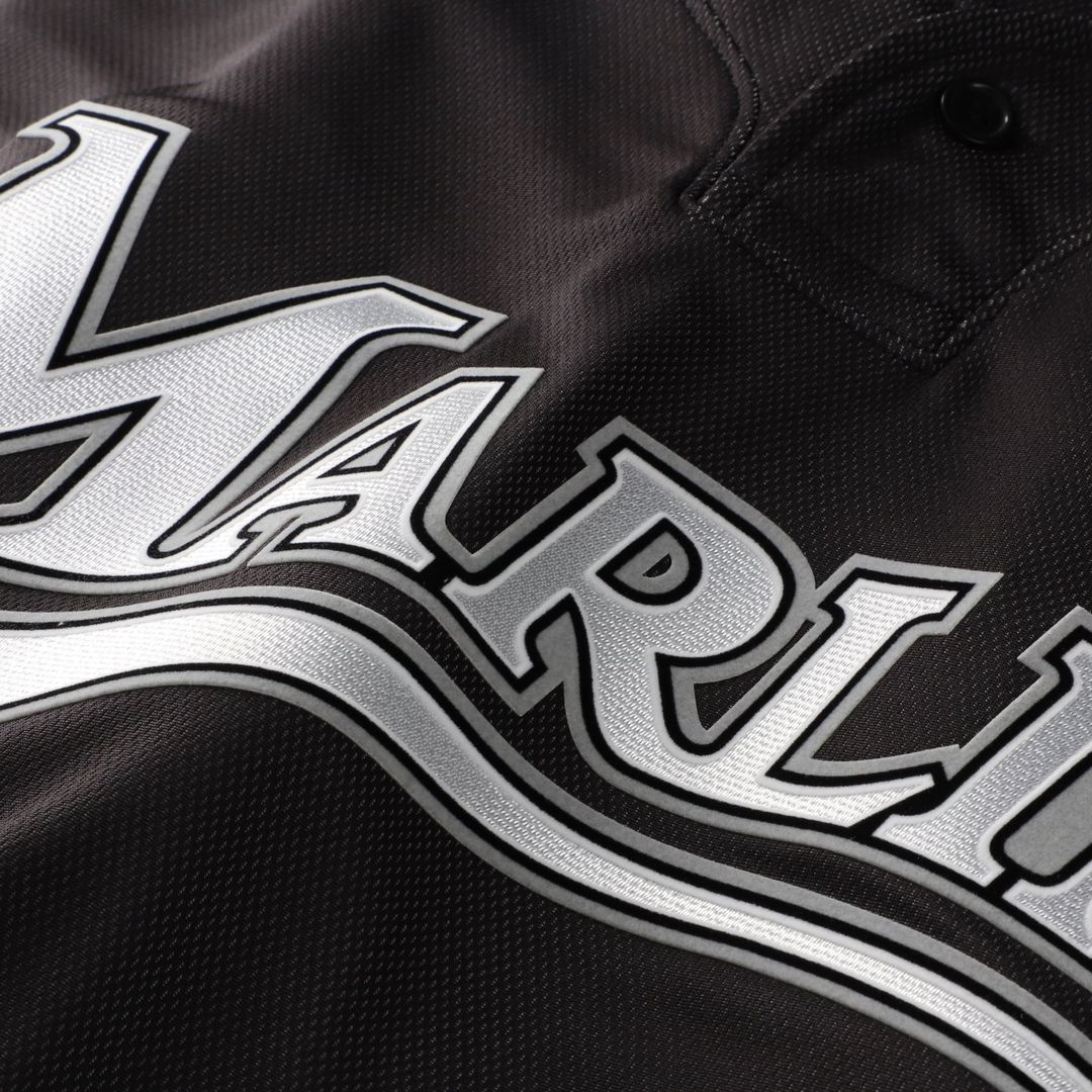 Florida Marlins Dontrelle Willis Black Authentic Batting Practice Baseball Jersey | MLB Baseball Jersey