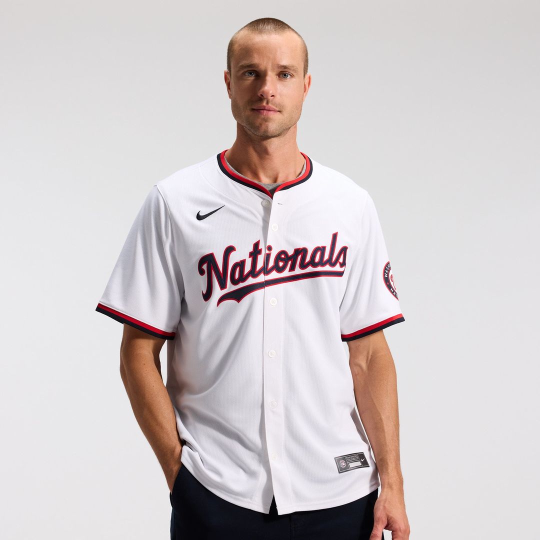 Washington Nationals Dylan Crews White Home Limited Baseball Jersey | MLB Baseball Jersey
