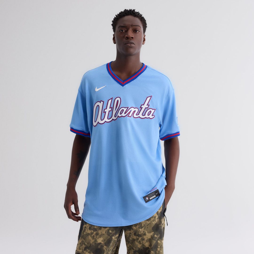 Atlanta Braves Powder Blue 2026 City Connect Authentic Baseball Jersey | MLB Baseball Jersey