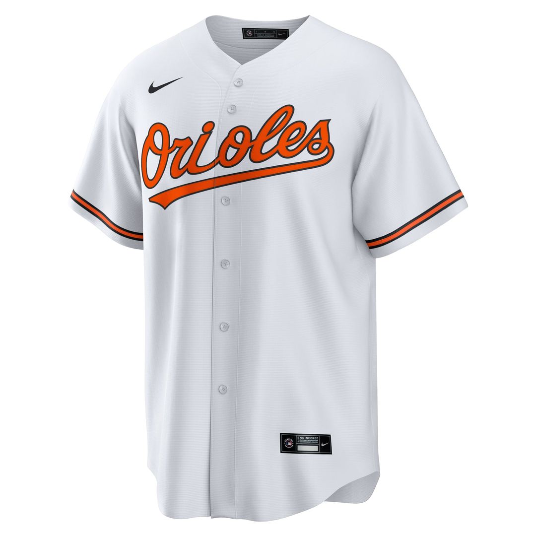 Baltimore Orioles White #1 Groom Home Replica Baseball Jersey | MLB Baseball Jersey