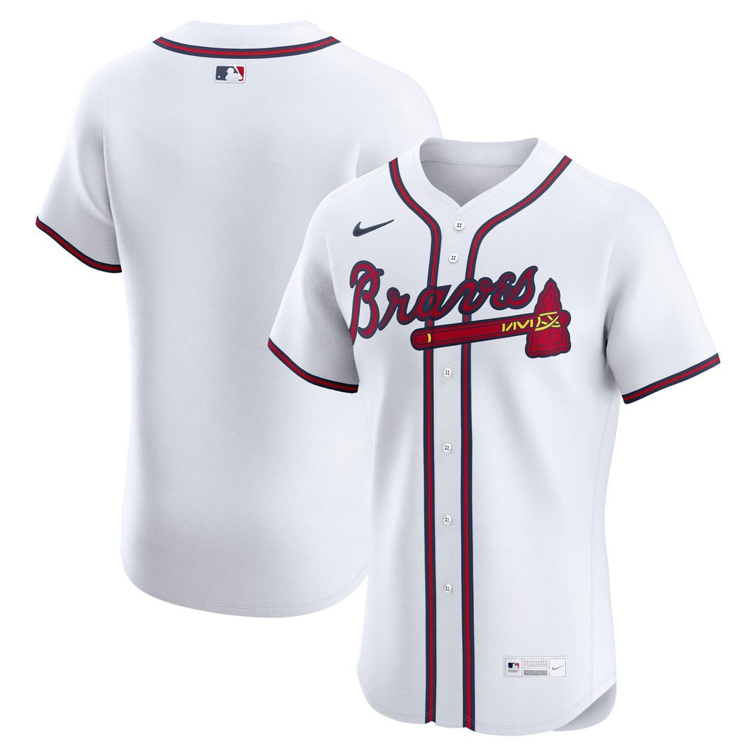 Atlanta Braves Navy Alternate Elite Baseball Jersey | MLB Baseball Jersey
