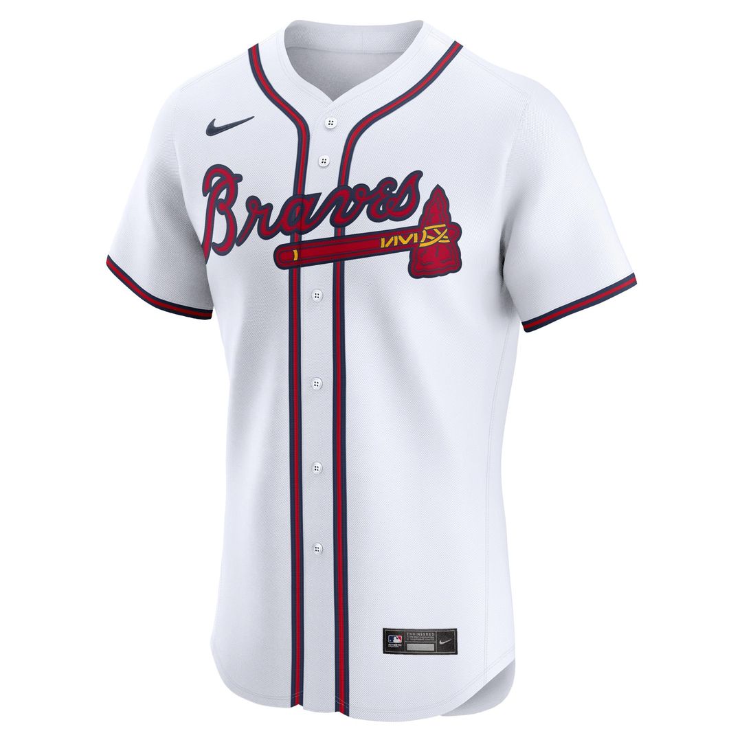 Atlanta Braves Matt Olson White Home Elite Baseball Jersey | MLB Baseball Jersey