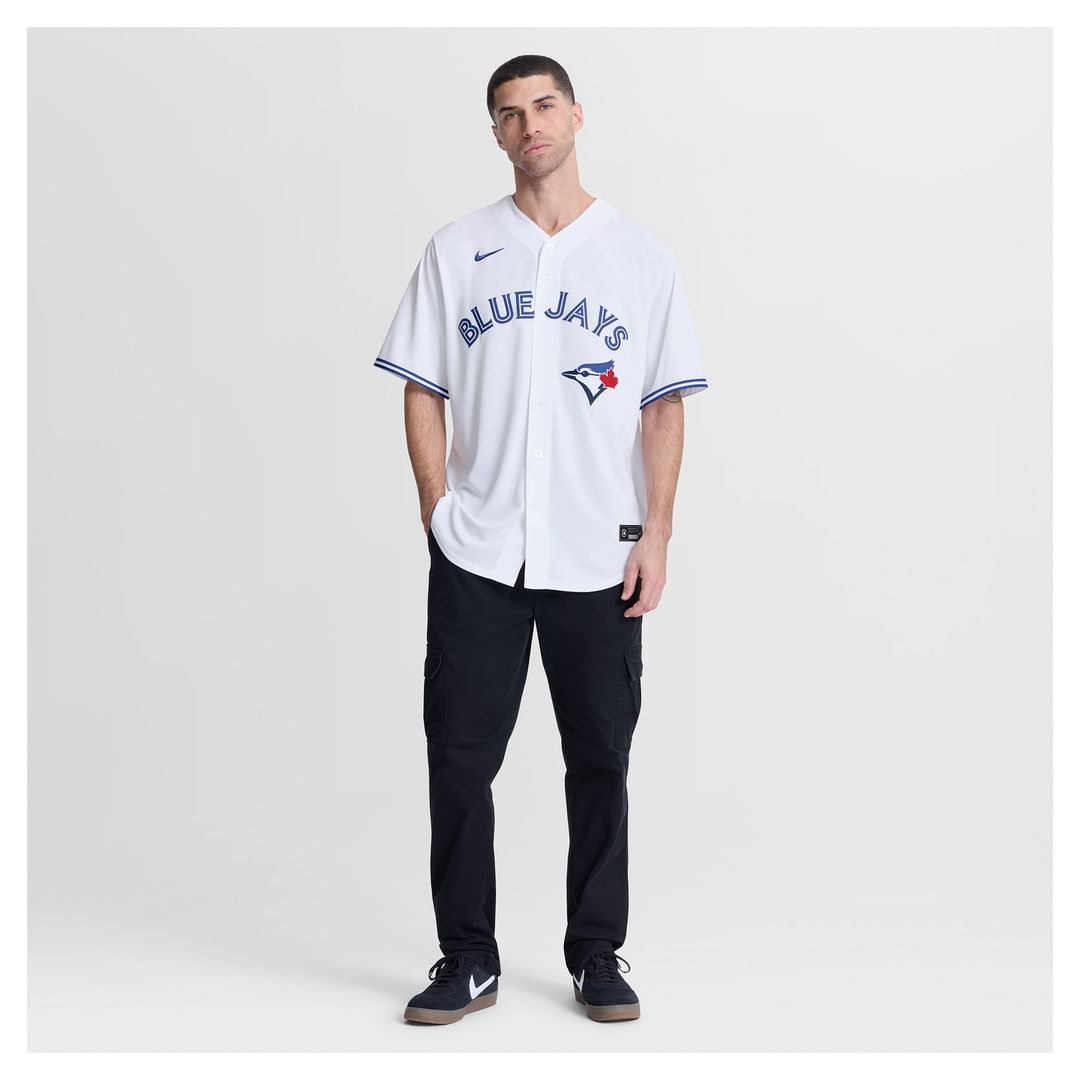 Toronto Blue Jays Yimi García White Home Replica Baseball Jersey | MLB Baseball Jersey