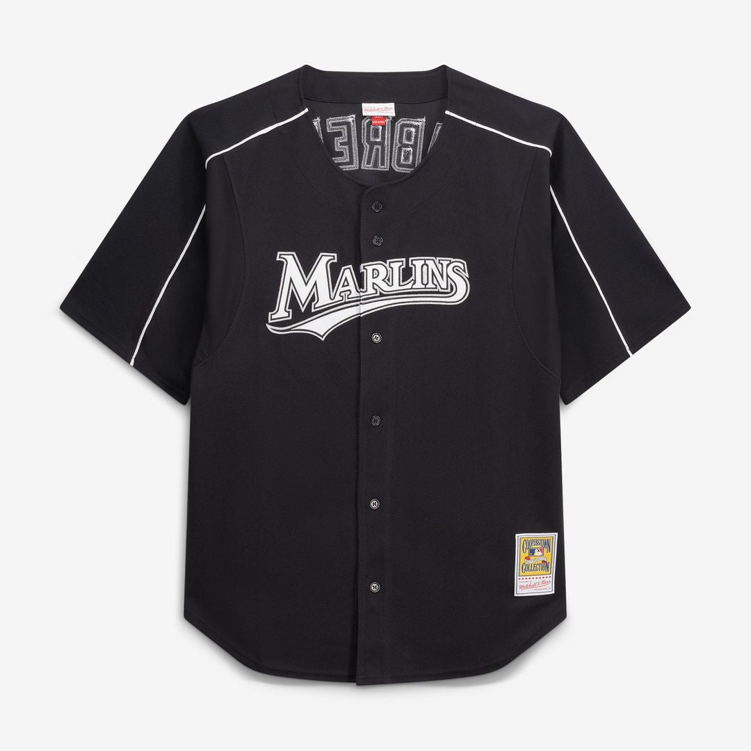 Miami Marlins Miguel Cabrera Black Big & Tall Cooperstown Mesh Batting Practice Baseball Jersey | MLB Baseball Jersey