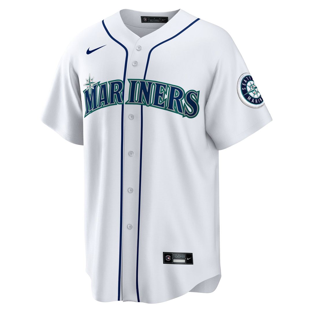 Seattle Mariners Julio Rodríguez White Home Replica Baseball Jersey | MLB Baseball Jersey
