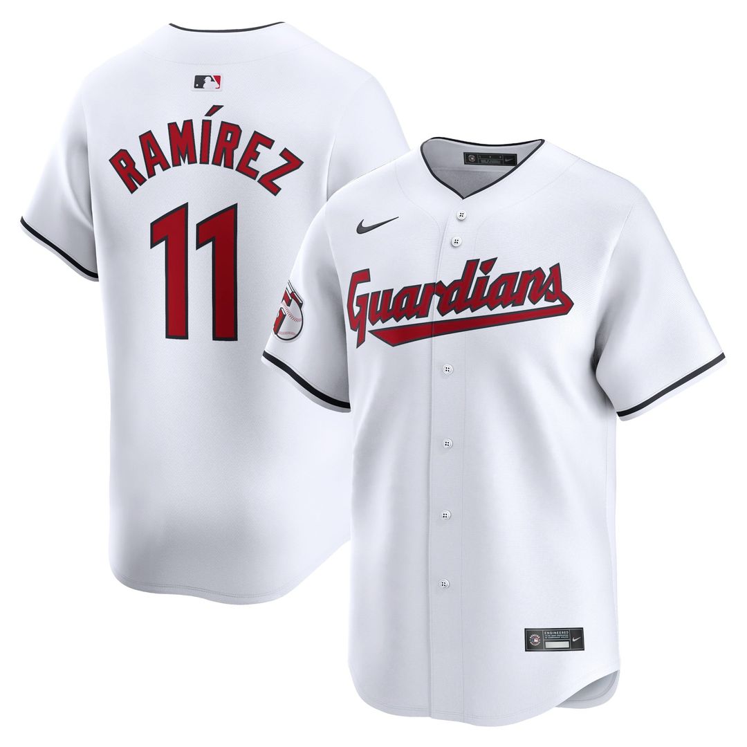 Cleveland Guardians Jose Ramirez White Home Limited Baseball Jersey
