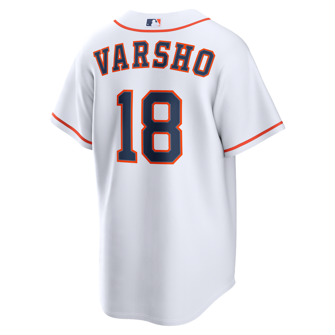 Houston Astros Daulton Varsho White Home Replica Baseball Jersey | MLB Baseball Jersey
