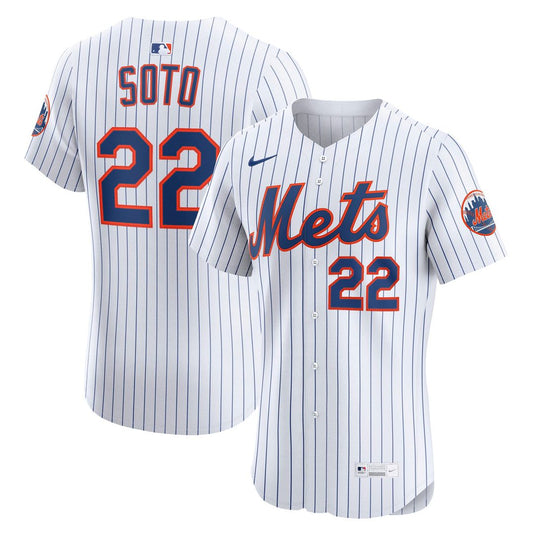 New York Mets Juan Soto White Home Elite Baseball Jersey