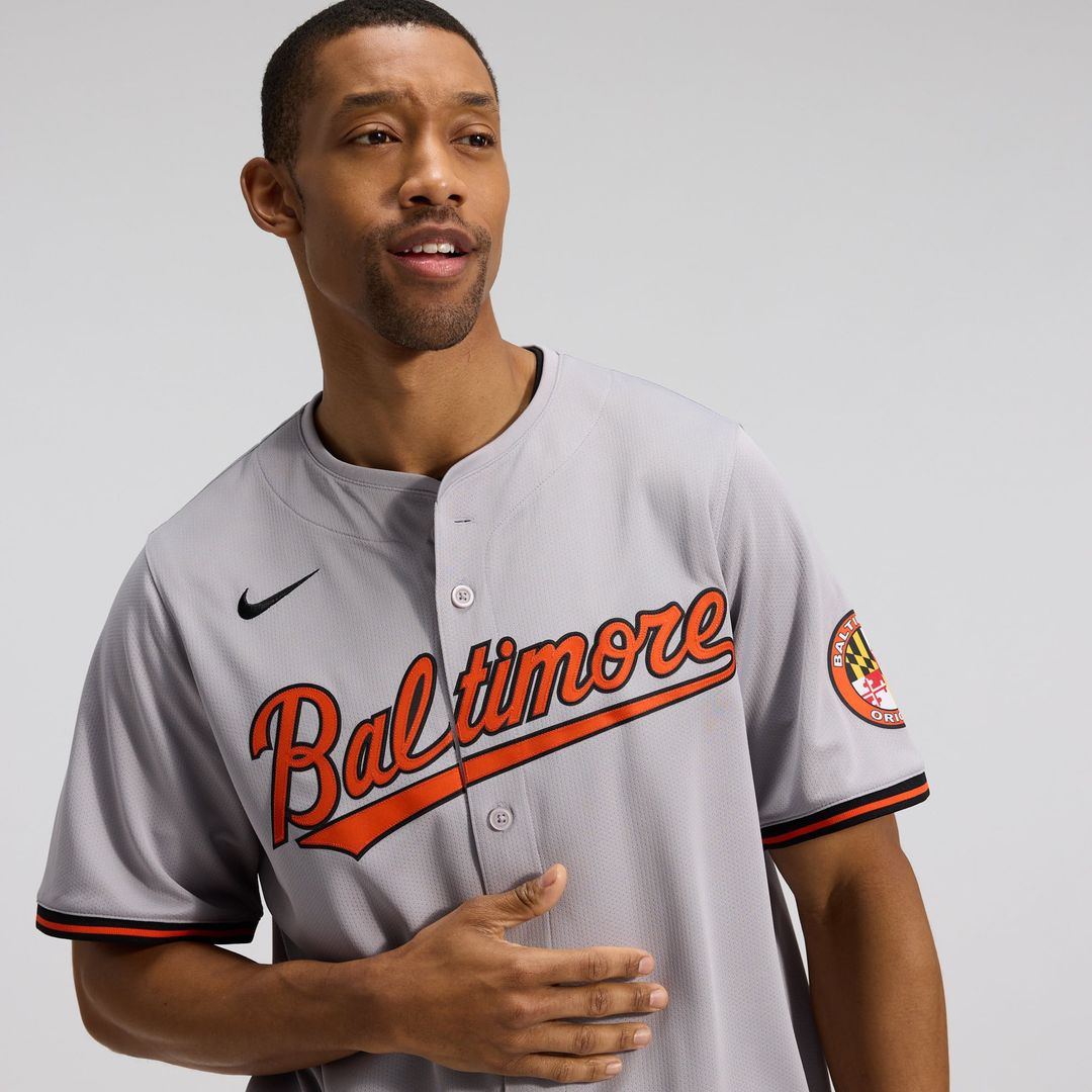 Baltimore Orioles Gray Road Limited Baseball Jersey | MLB Baseball Jersey