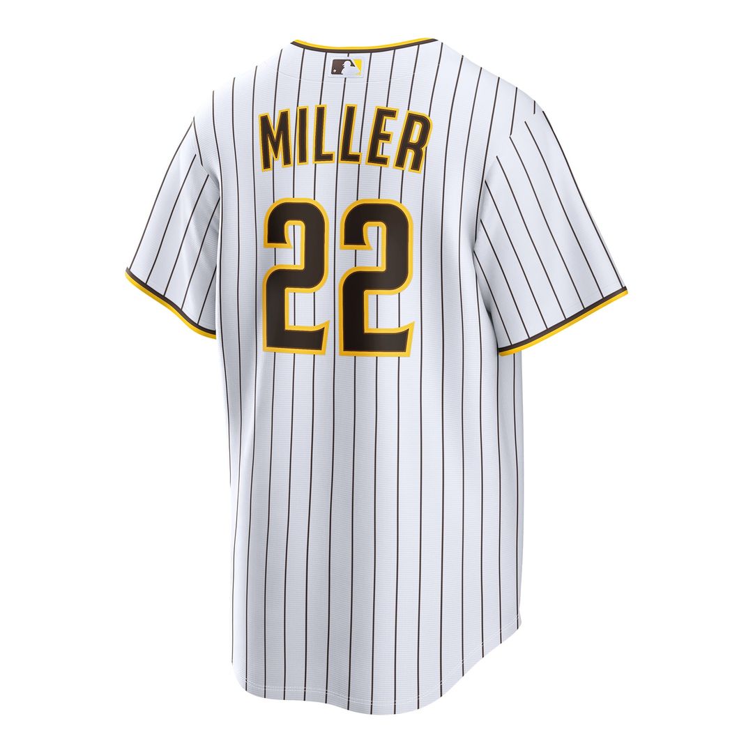 San Diego Padres Mason Miller White Home Replica Baseball Jersey | MLB Baseball Jersey