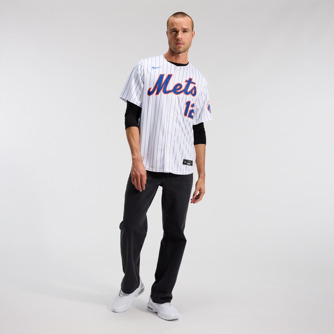 New York Mets Francisco Lindor Gray Road Limited Baseball Jersey | MLB Baseball Jersey