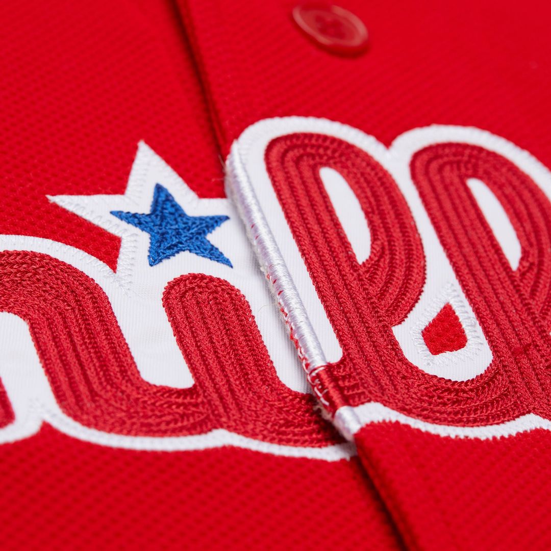 Philadelphia Phillies Ryan Howard Red Big & Tall Cooperstown Mesh Batting Practice Baseball Jersey | MLB Baseball Jersey