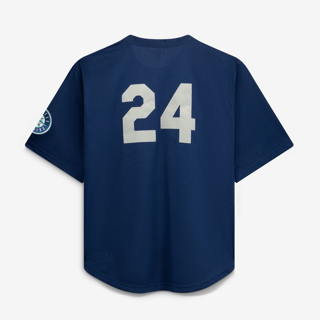 Seattle Mariners Ken Griffey Jr. Royal Big & Tall Cooperstown Collection Mesh Batting Practice Baseball Jersey | MLB Baseball Jersey