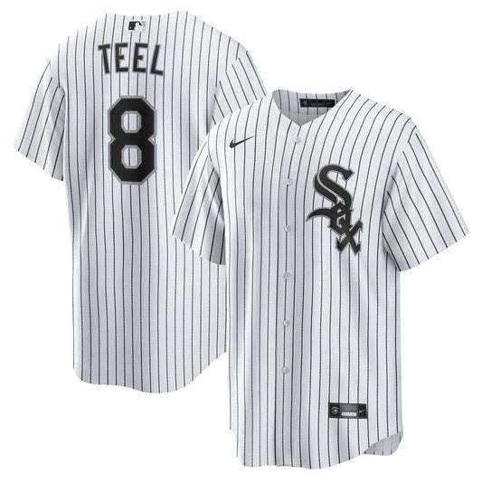 Chicago White Sox Kyle Teel White Home Replica Baseball Jersey