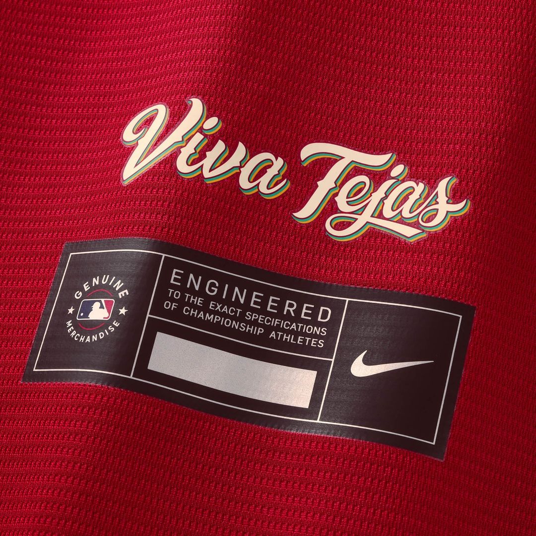 Texas Rangers Nathan Eovaldi Red 2026 City Connect Stadium Baseball Jersey | MLB Baseball Jersey