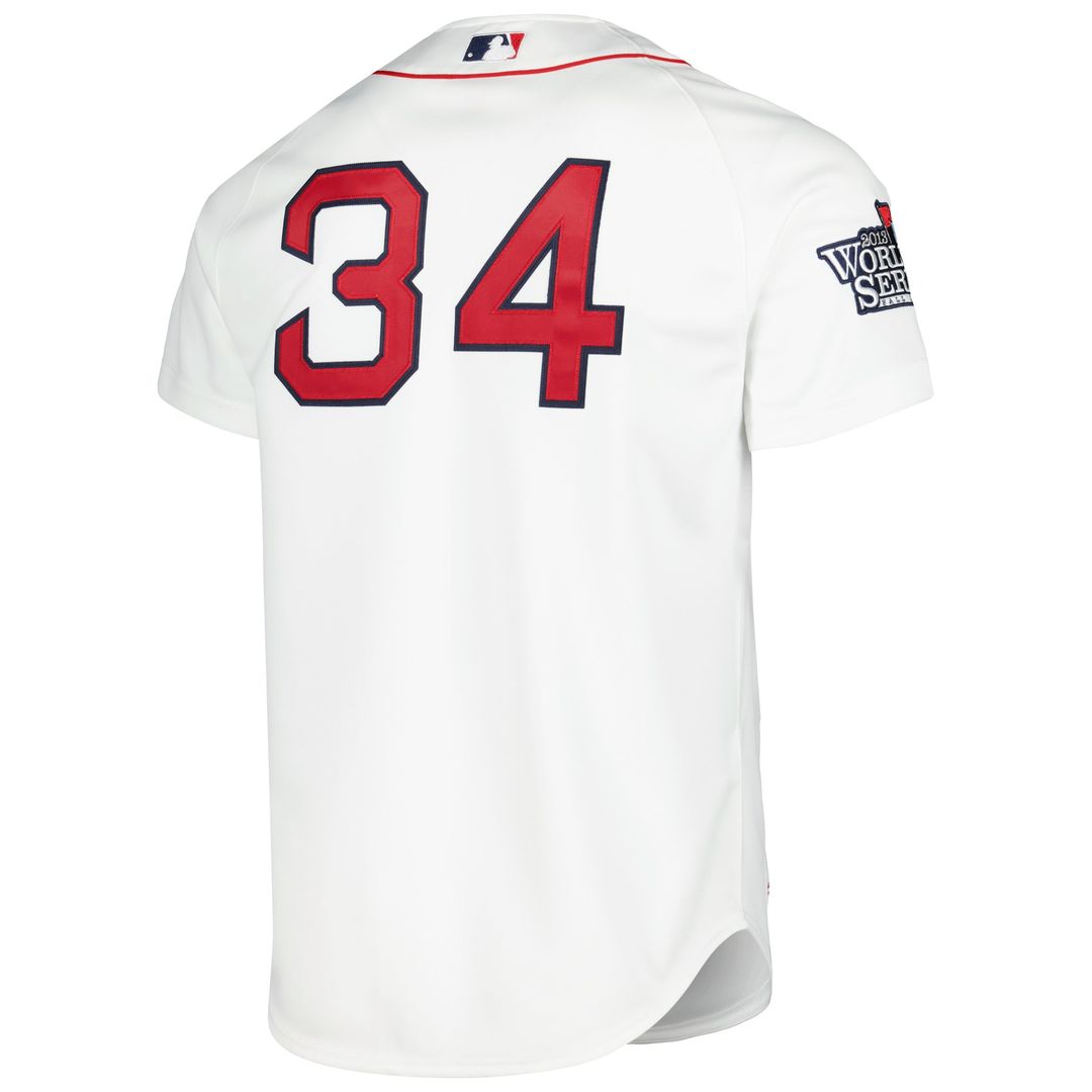 Boston Red Sox David Ortiz White Cooperstown Collection Authentic Baseball Jersey | MLB Baseball Jersey