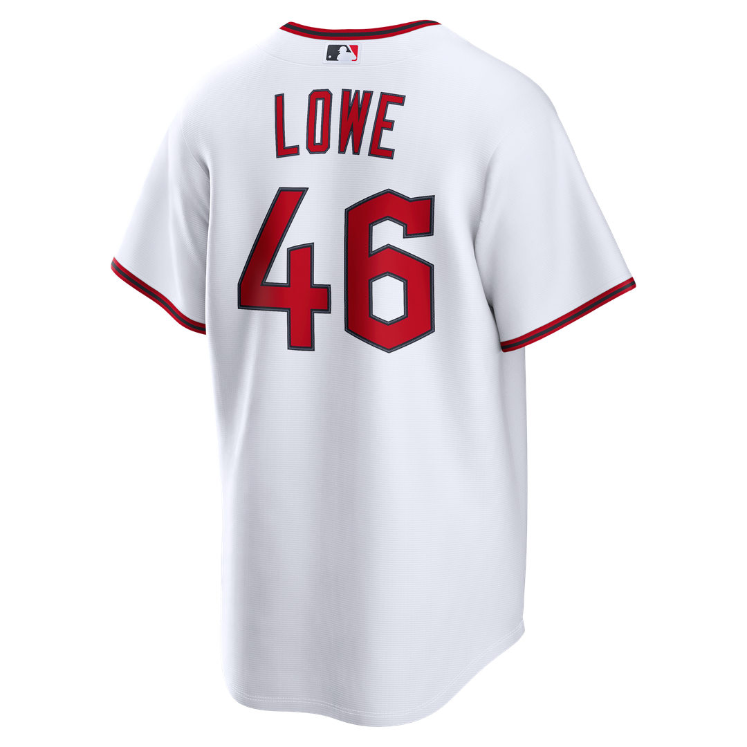 Cleveland Guardians Nathaniel Lowe White Home Replica Baseball Jersey | MLB Baseball Jersey