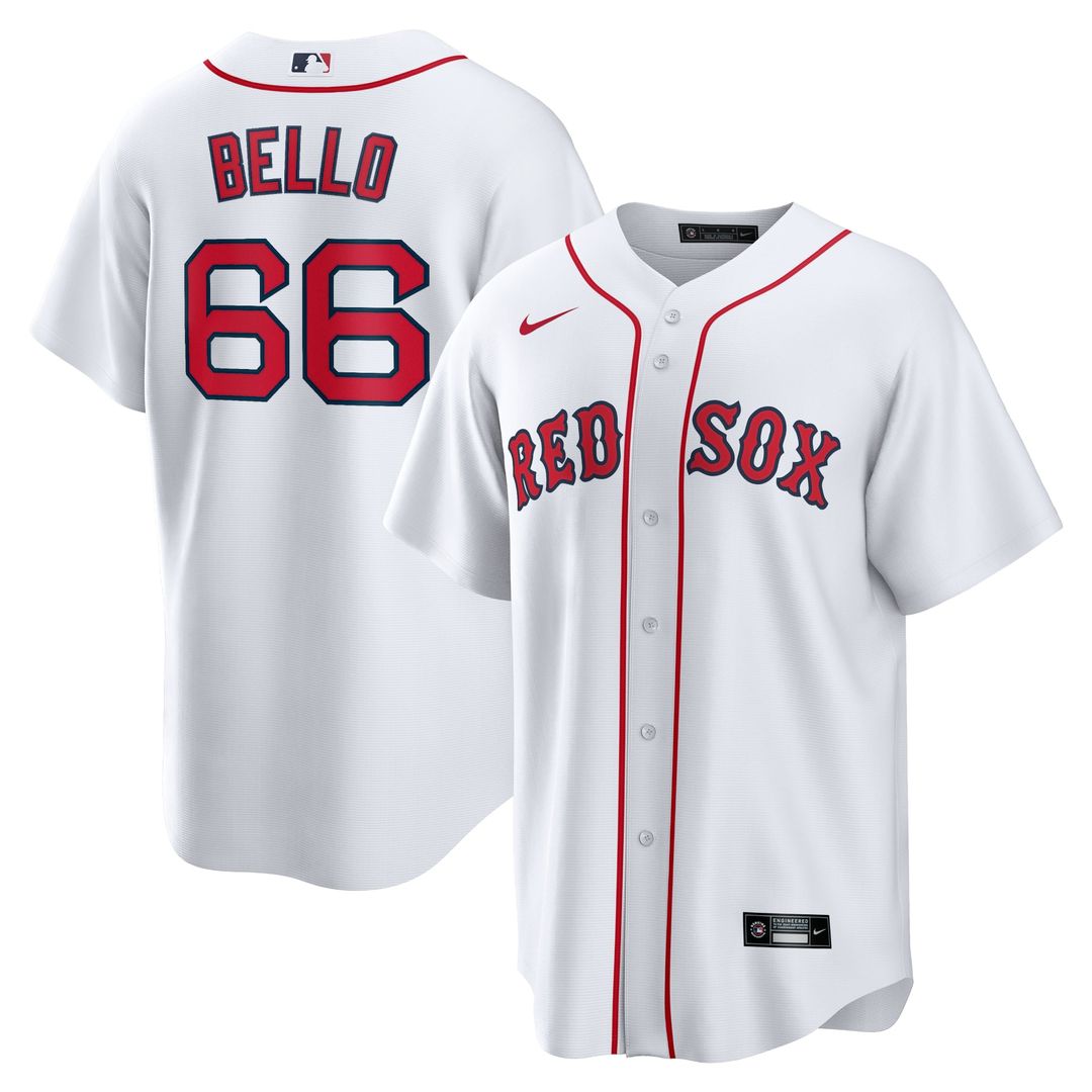 Boston Red Sox Brayan Bello White Home Replica Baseball Jersey