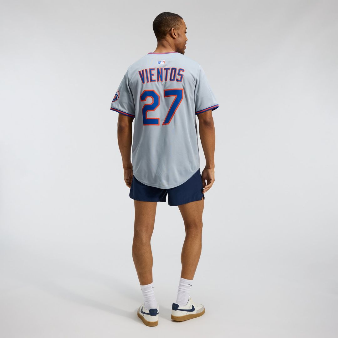 New York Mets Mark Vientos Gray All-Star Limited Baseball Jersey | MLB Baseball Jersey