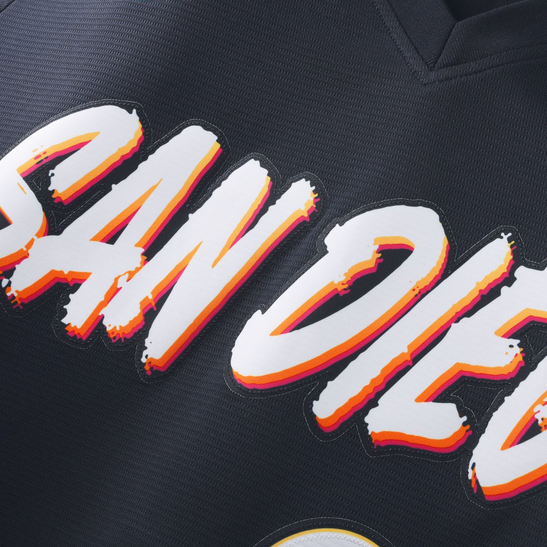 San Diego Padres Nick Pivetta Obsidian 2026 City Connect Stadium Baseball Jersey | MLB Baseball Jersey