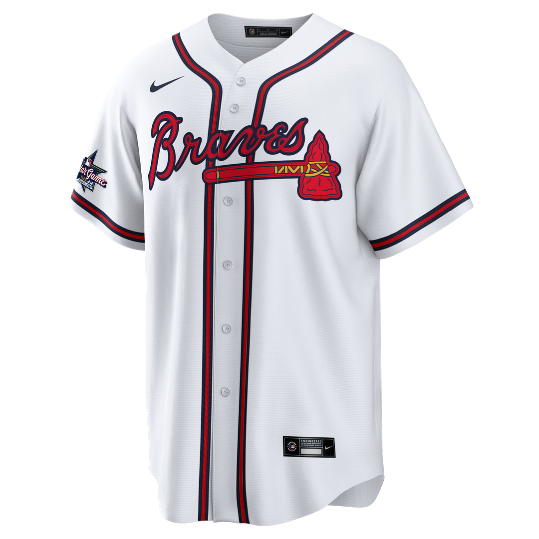 Atlanta Braves White Home Replica Team Baseball Jersey | MLB Baseball Jersey