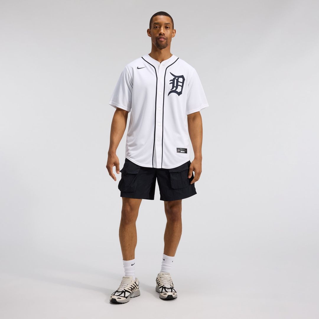 Detroit Tigers White Home Replica Baseball Jersey | MLB Baseball Jersey