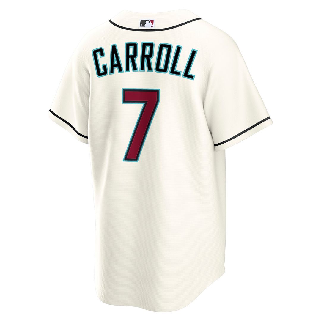 Arizona Diamondbacks Corbin Carroll Cream Home Replica Baseball Jersey | MLB Baseball Jersey
