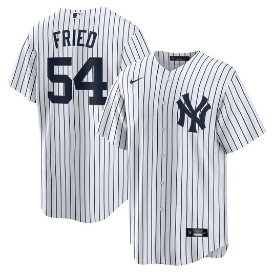 New York Yankees Max Fried White Home Replica Baseball Jersey