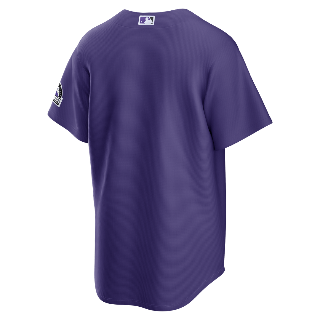 Colorado Rockies Purple Alternate Stadium Baseball Jersey | MLB Baseball Jersey