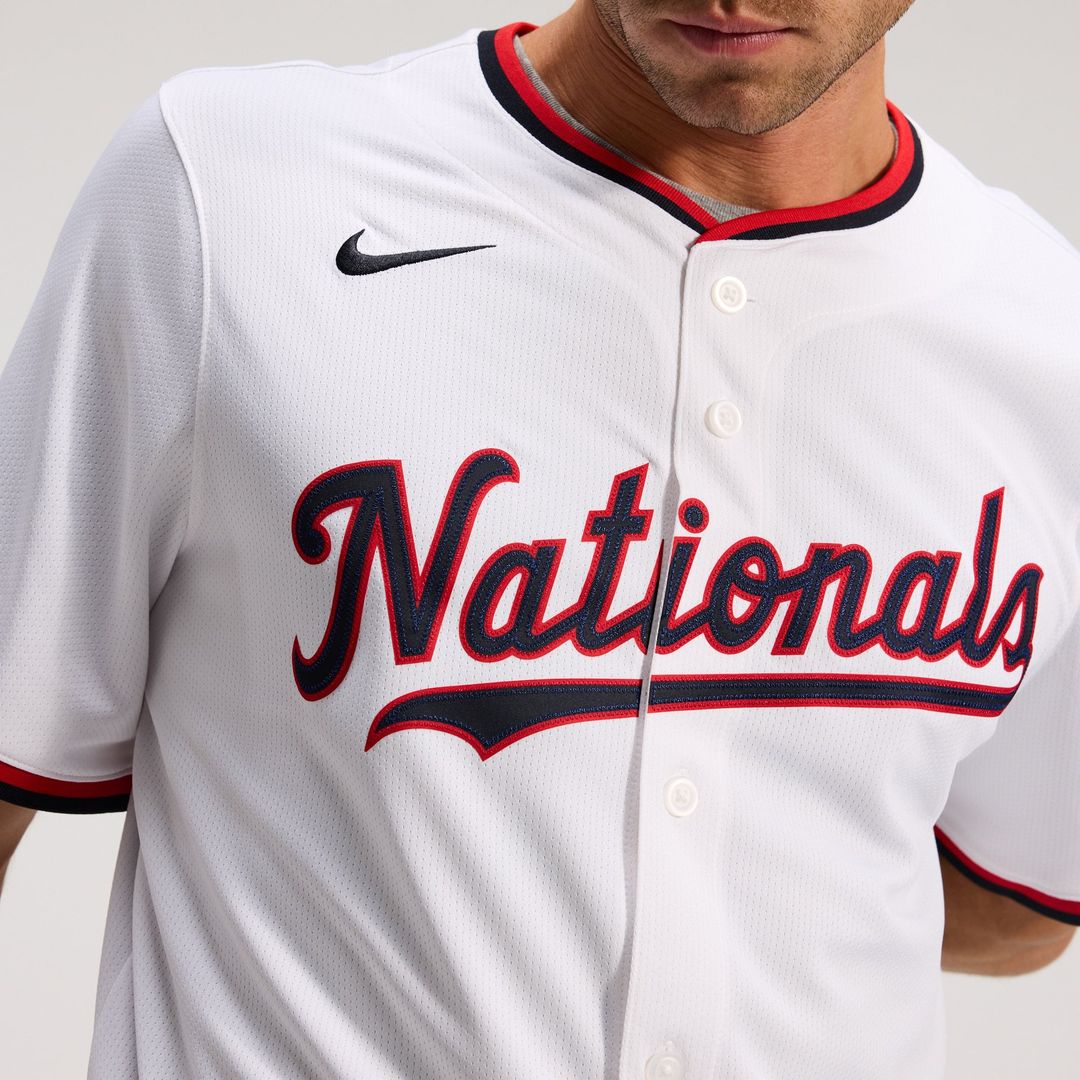 Washington Nationals Dylan Crews White Home Limited Baseball Jersey | MLB Baseball Jersey
